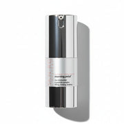 www.skin-rg.com Morning Petal day moisturiser in a silver and white pump bottle with 6 peptide complex for lifting, firming, and a timeless look.