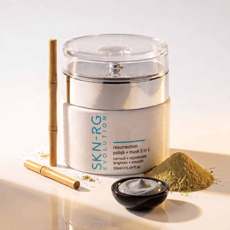 Resurrection polish and mask in 1 correct smooth brighten by Skin-rg Skincre
