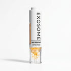 A single tube of Exosome Exo Eternol retinol serum on a clean white background. The cylindrical white tube features black text and a clear lower section showing the golden-yellow oil inside Exo Eternol By Skin-rg Skincare The Retinol Exosome
