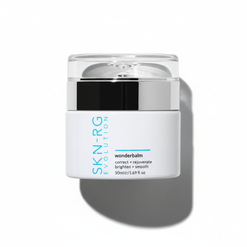 Wonderbalm the reconstructor for damaged skin product on a white background by skin-rg 50ml jar