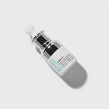 www.skin-g.com Phoenix Super C Face and Eye Serum with Tetra C and anti ageing line and wrinkle reduction Phoniex Date Palm extract. Botle on white with light energising coming from whithin.