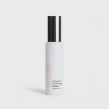 Video of Lifestage best menopause cleanser evening star Skincare bottle with silver cap on a white background by Skin-rg