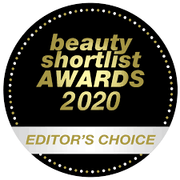 SKIN-RG England Advanced Brightening Moisturiser skincare bottle with a white background and Beauty Shortlist Award