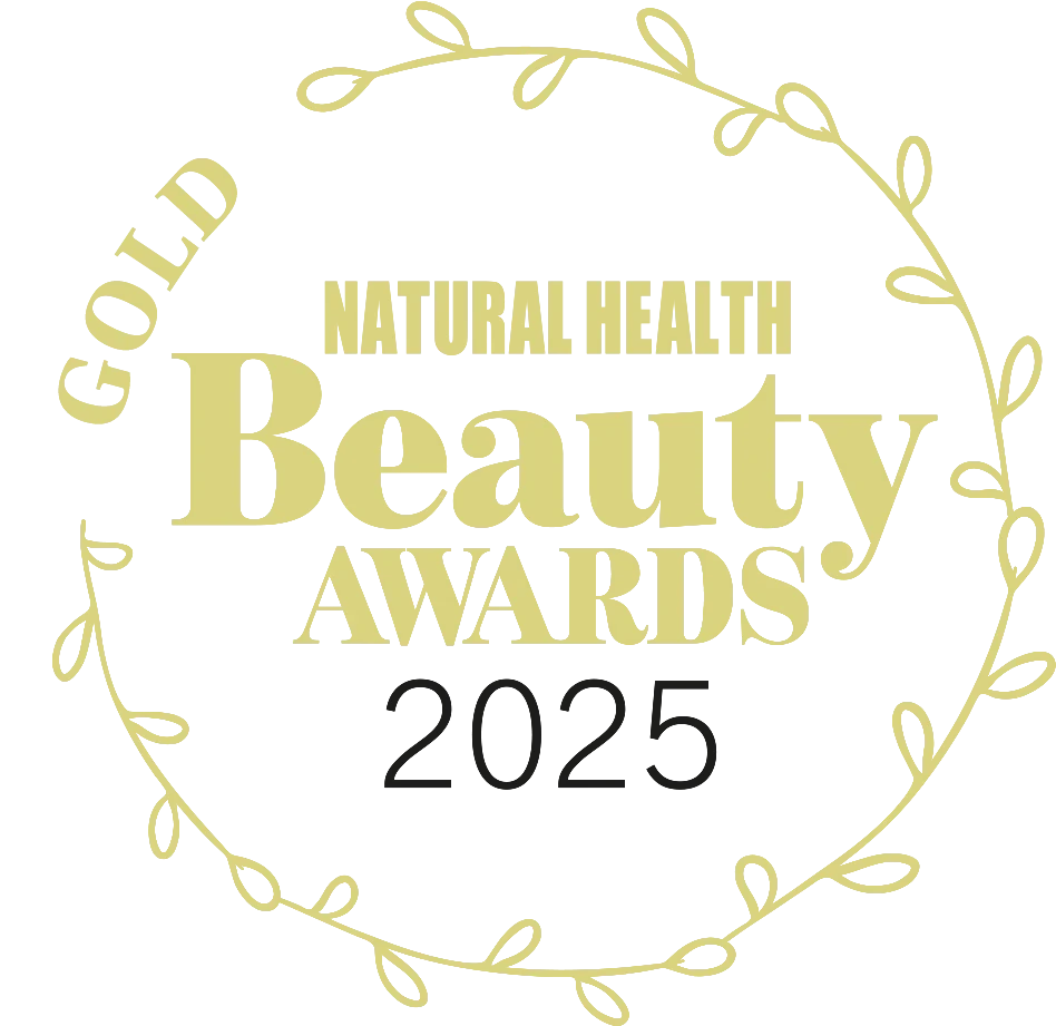 www.skin-rg.com Gold award for Natural Health Beauty Awards 2025