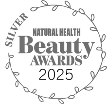 Silver award for Natural Health Beauty Awards 2025, featuring "The Lift" product.