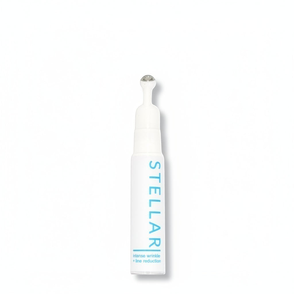 www.skin-rg.com STELLAR serum applicator with a rollerball tip for intense wrinkle and line reduction with Argireline.