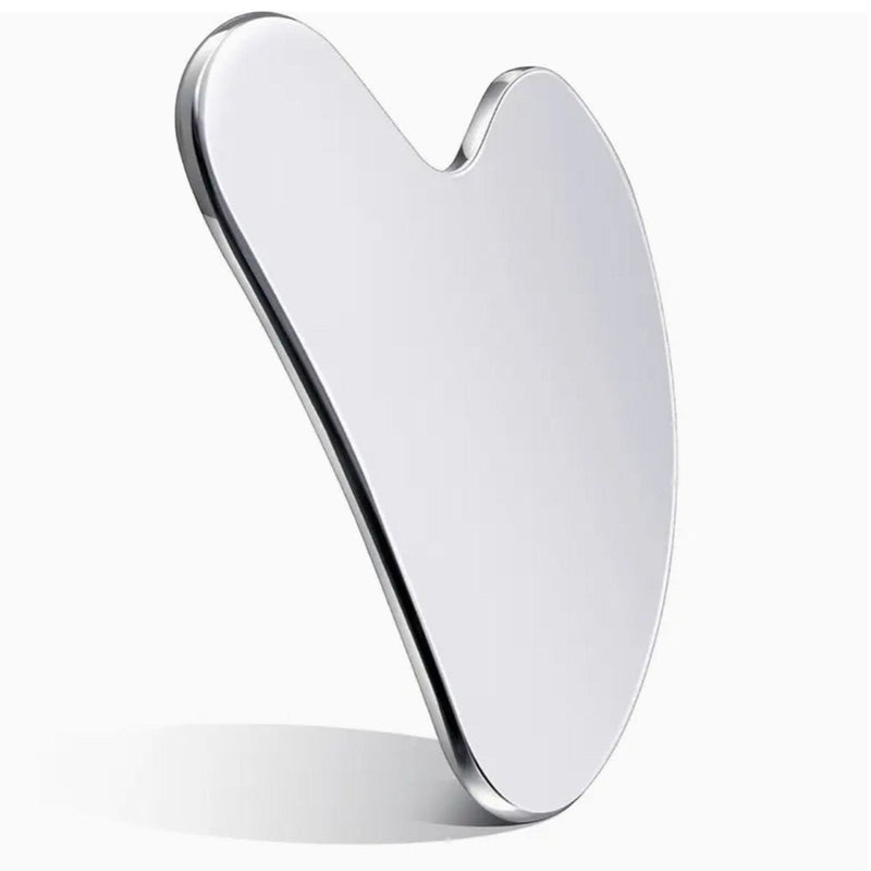 www.skin-rg.com Kinetic Architect stainless steel gua sha tool for face sculpting and lifting.