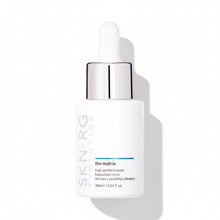 www.skin-rg.com The Matrix high performance bakuchiol resin serum in a white dropper bottle, delivering youthful vibrancy.